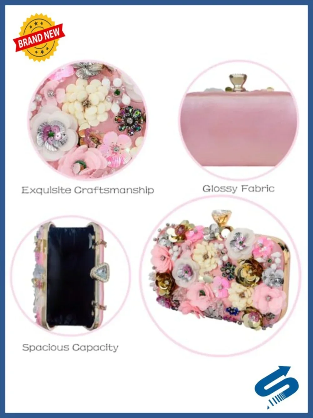 N/A elegant clutch